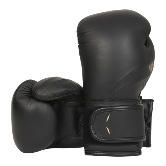 L'Elégant de boxe ELION Paris Velcro - Noir Mat